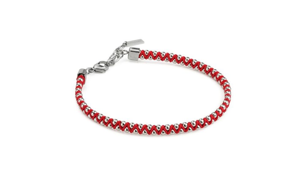 Boccadamo - Bracciale Abr774B - Acciaio - Rosso