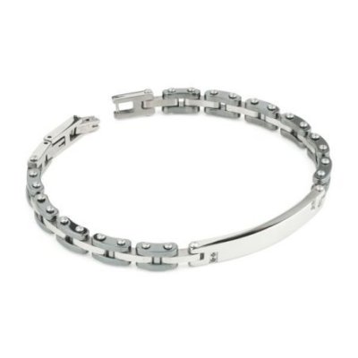 Boccadamo - Abr760 Bracciale - Acciaio - Zirconi