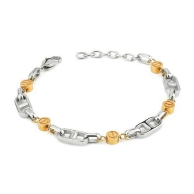 Boccadamo - Abr755 Bracciale - Acciaio - Oro Giallo