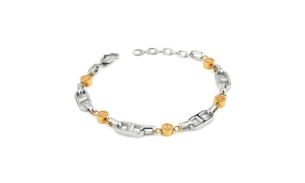 Boccadamo - Abr755 Bracciale - Acciaio - Oro Giallo