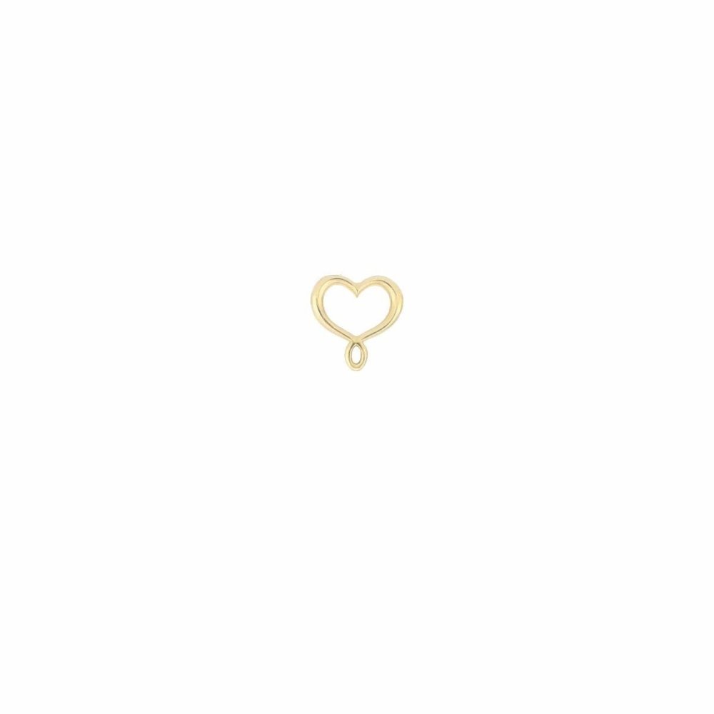 Maman Et Sophie - Orecchino Cuore Nudo - Oro 18Kt