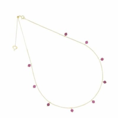 Maman Et Sophie - Girocollo Rubino - Oro 18Kt