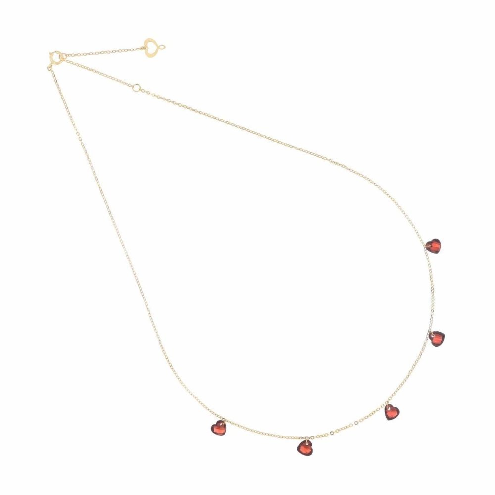 Maman Et Sophie - Girocollo Cuori Nudi - Oro 18Kt