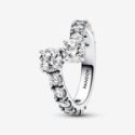 Anello Fascia Scintillante Intrecciata