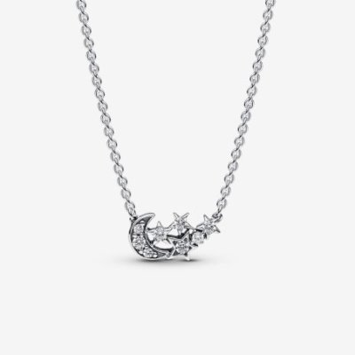 Collana Luna Crescente e Stelle