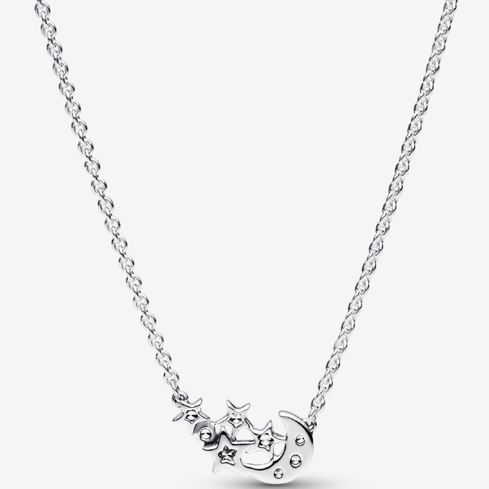 Collana Luna Crescente e Stelle