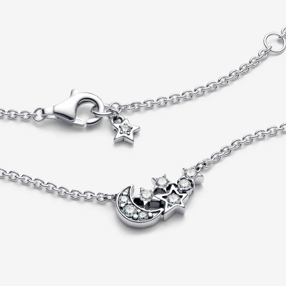 Collana Luna Crescente e Stelle