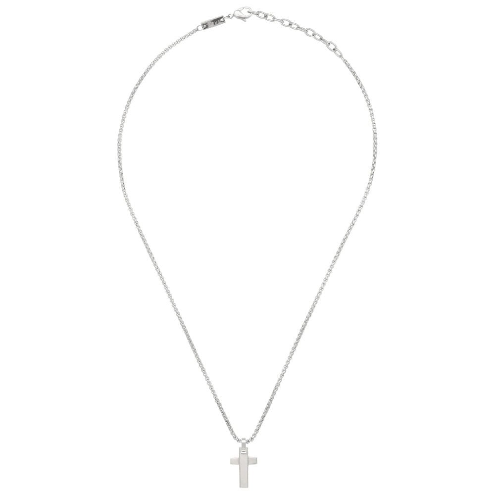 Breil Jewels - Collana Tag And Cross - Acciaio - Argento