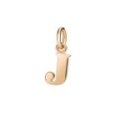 Dodo - Ciondolo Lettera J - Oro Rosa - Charm