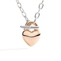 Dodo - Collana Cuore - Oro Rosa - Argento