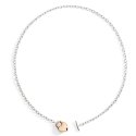 Dodo - Collana Cuore - Oro Rosa - Argento