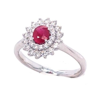 Salvini - Anello Love For Color - Oro Bianco - Rubino