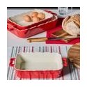 Pirofila con manici rettangolare cm 33x20 Amanda Stoneware Rosso - Andrea Fontebasso