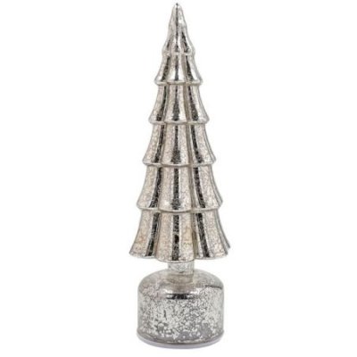 Albero Led Girevole h 35 cm Vetro Grigio - Andrea Fontebasso