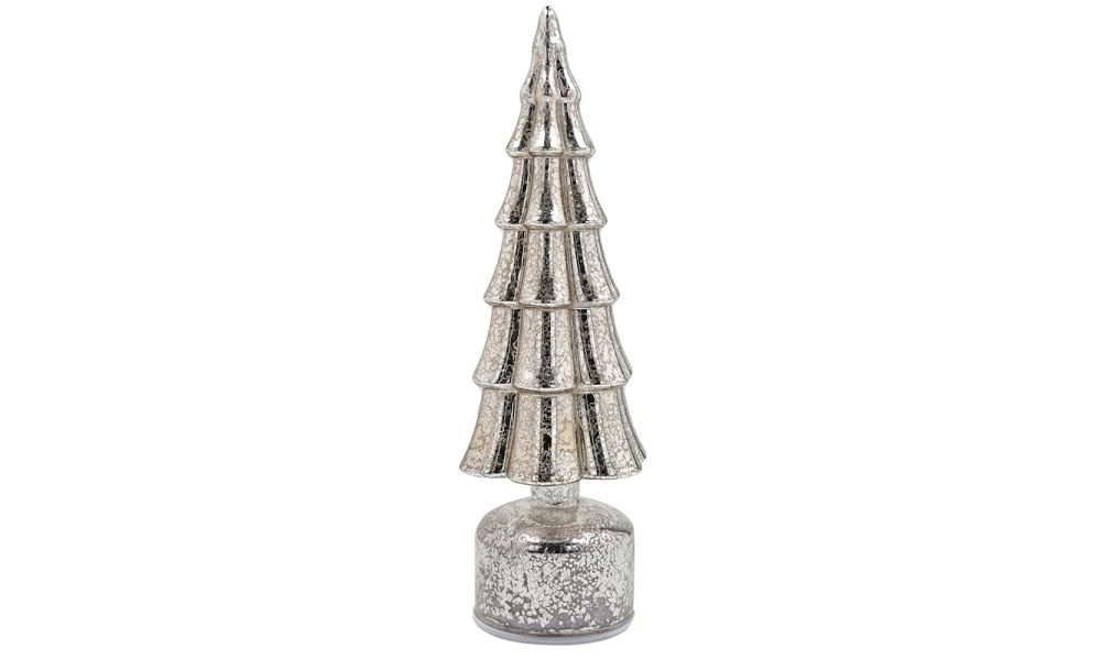 Albero Led Girevole h 35 cm Vetro Grigio - Andrea Fontebasso