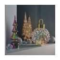 Albero Led Girevole h 35 cm Vetro Grigio - Andrea Fontebasso