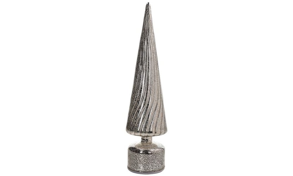 Albero led girevole h 40 cm Vetro Grigio - Andrea Fontebasso