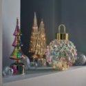 Albero led girevole h 40 cm Vetro Grigio - Andrea Fontebasso