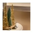Albero con led h 35 cm Vetro Oro - Andrea Fontebasso