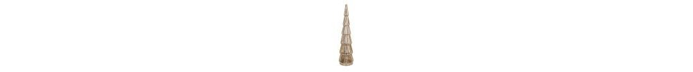 Albero con led h 35 cm Vetro Oro - Andrea Fontebasso