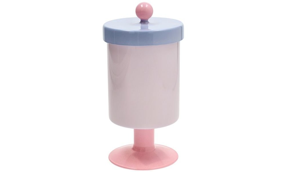 Barattolo Alzata h 20 cm Vetro Multicolor - Andrea Fontebasso
