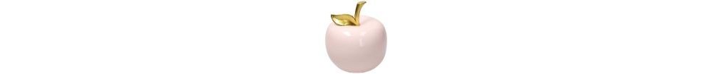 Mela h. 10 Apple Porcellana Rosa - Andrea Fontebasso