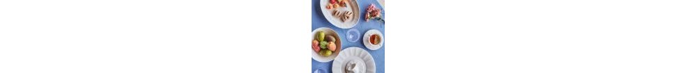 Confezione 4 tazze the con piatto New Bone China Bianco - Andrea Fontebasso