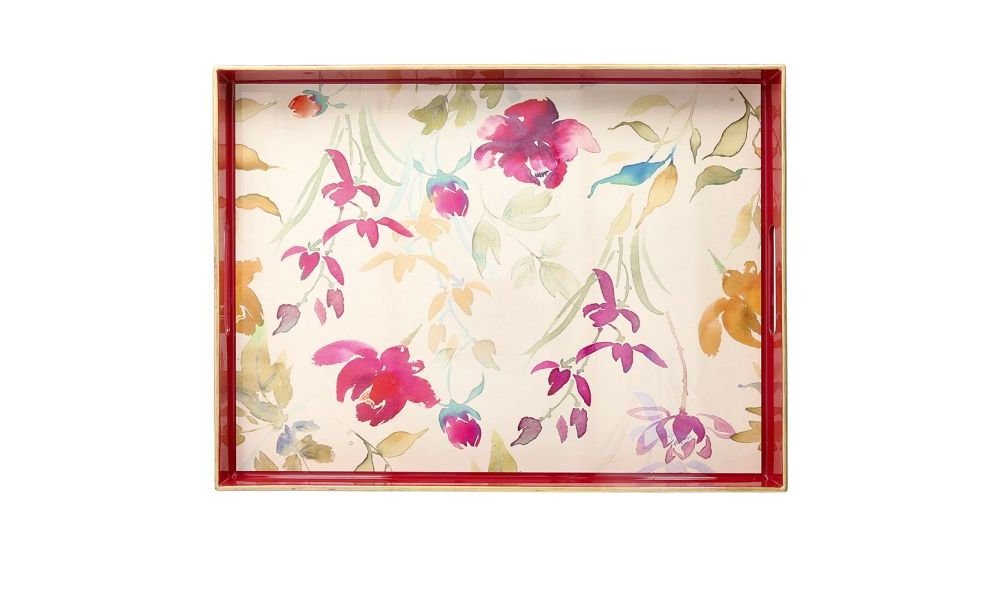 Vassoio Rettangolare 48 x 35 cm Party Time Polipropilene Rosso - Andrea Fontebasso