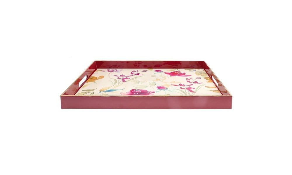 Vassoio Rettangolare 48 x 35 cm Party Time Polipropilene Rosso - Andrea Fontebasso