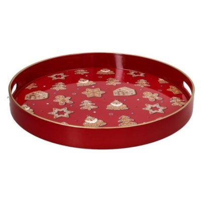 Vassoio 38 cm Gingerbread Polipropilene Rosso - Andrea Fontebasso