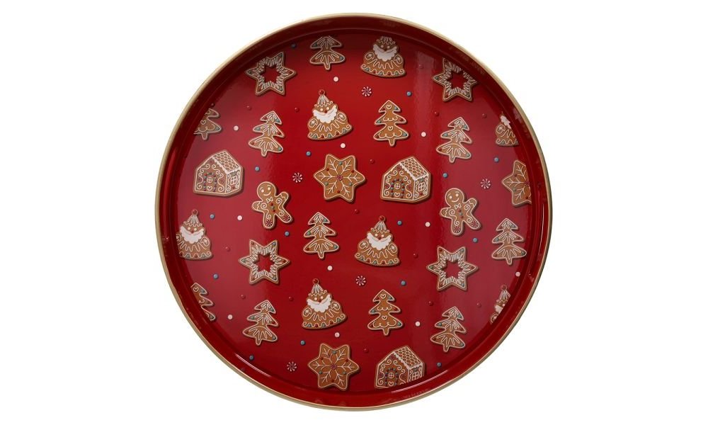 Vassoio 38 cm Gingerbread Polipropilene Rosso - Andrea Fontebasso