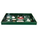 Vassoio 48 x 35 cm Party Time Polipropilene Verde - Andrea Fontebasso