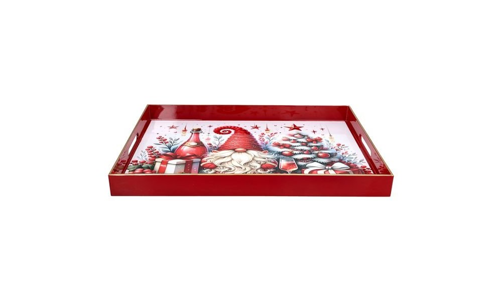 Vassoio 48 x 35 cm Party Time Polipropilene Multicolor - Andrea Fontebasso