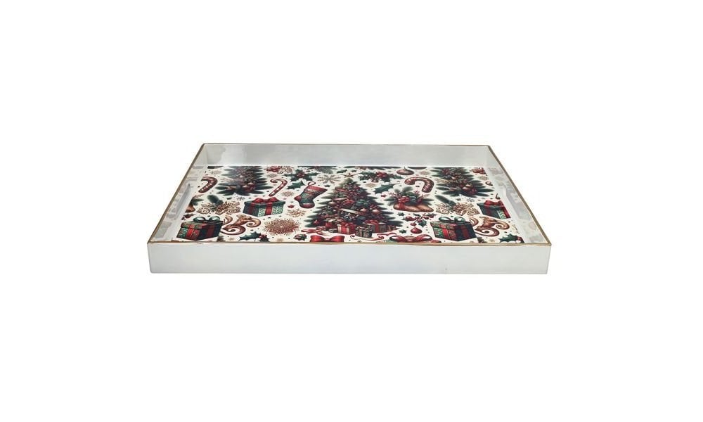 Vassoio 48 x 35 cm Party Time Polipropilene Multicolor - Andrea Fontebasso