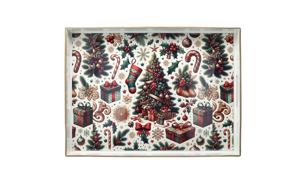 Vassoio 48 x 35 cm Party Time Polipropilene Multicolor - Andrea Fontebasso