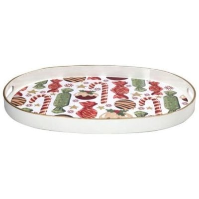 Vassoio 44 x 30 cm Party Time Polipropilene Multicolor - Andrea Fontebasso