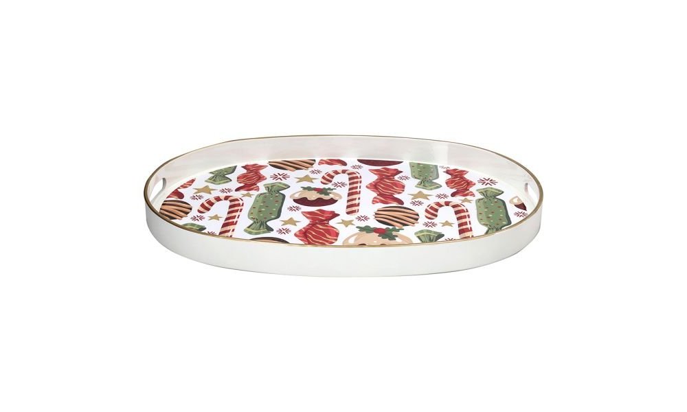 Vassoio 44 x 30 cm Party Time Polipropilene Multicolor - Andrea Fontebasso
