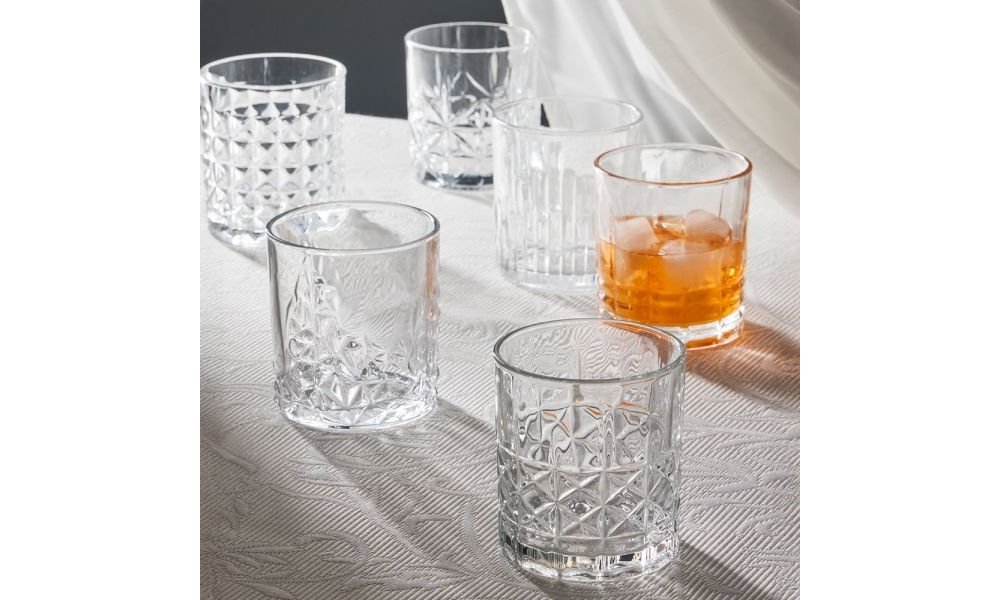 Set 6 bicchieri 330 cc Vetro Trasparente