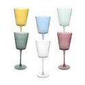 Set 6 Calici Cc370 Assortiti Vetro Alice               Vetro Multicolor