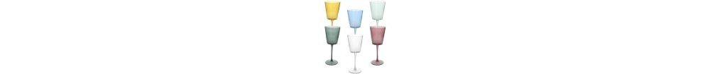 Set 6 Calici Cc370 Assortiti Vetro Alice               Vetro Multicolor