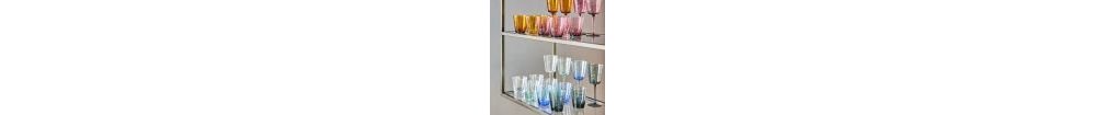 Set 6 Calici Cc370 Assortiti Vetro Alice               Vetro Multicolor