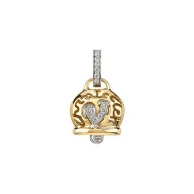 Chantecler - Ciondolo Campanelle - Oro - Diamanti