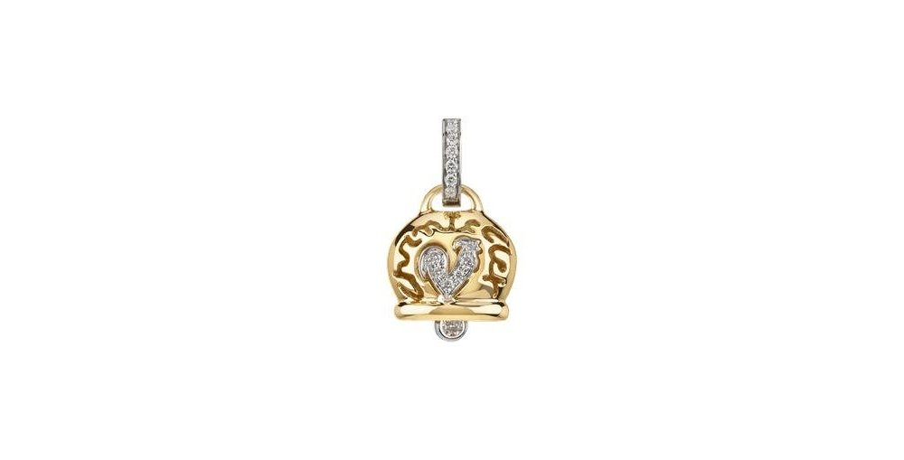 Chantecler - Ciondolo Campanelle - Oro - Diamanti
