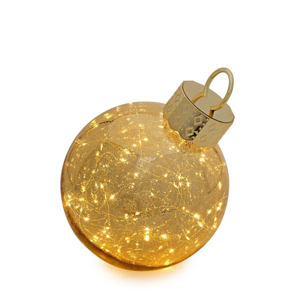 Henriette - Sfera In Vetro - Dorato - Luce