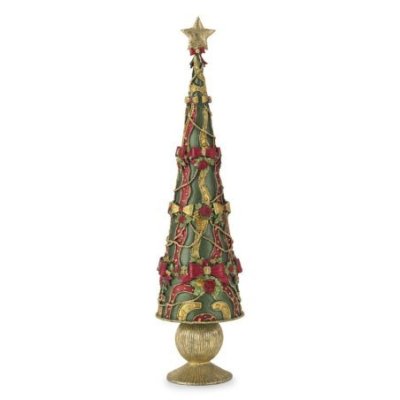 Henriette - Albero Fiocchi Verde - Resina - Multicolor