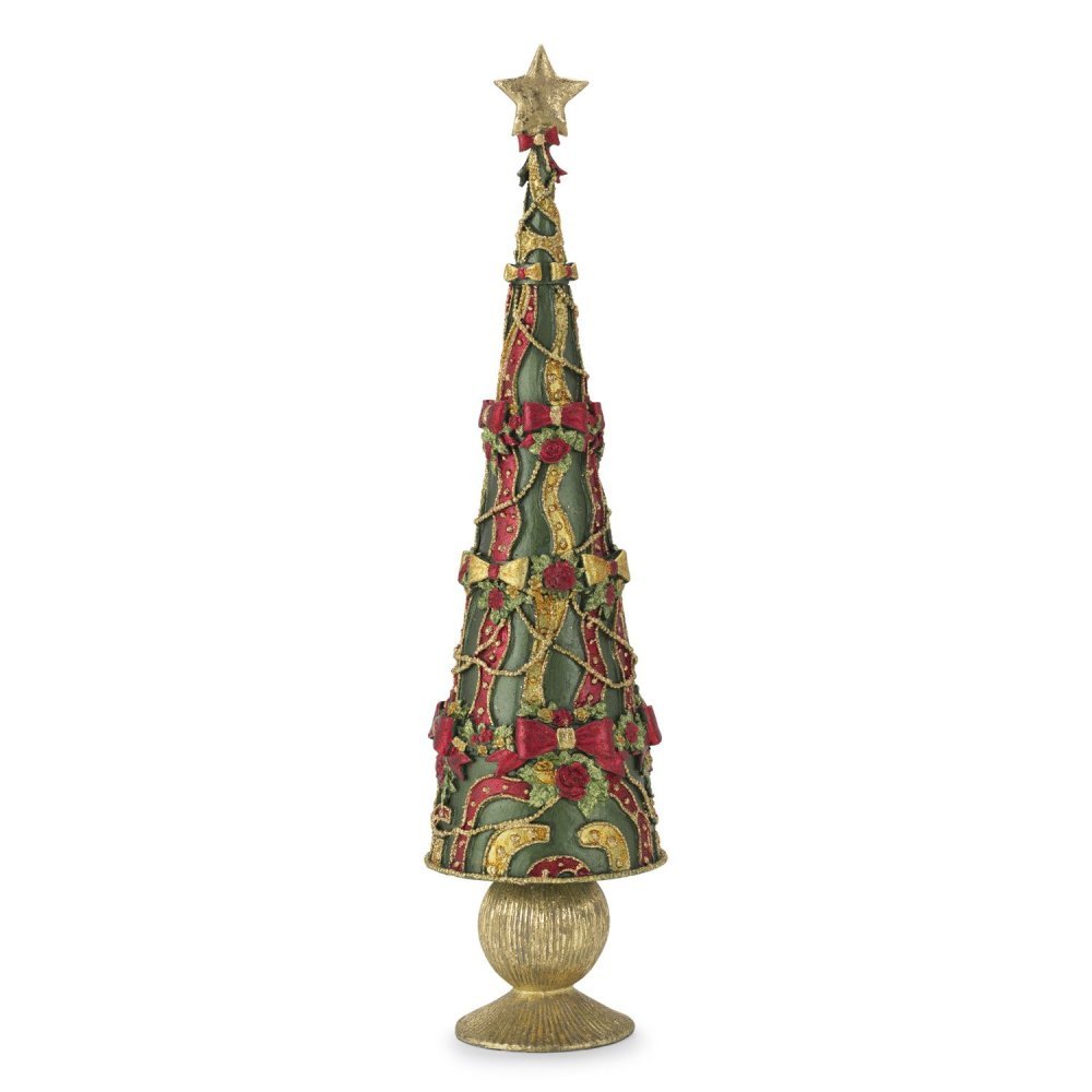 Henriette - Albero Fiocchi Verde - Resina - Multicolor