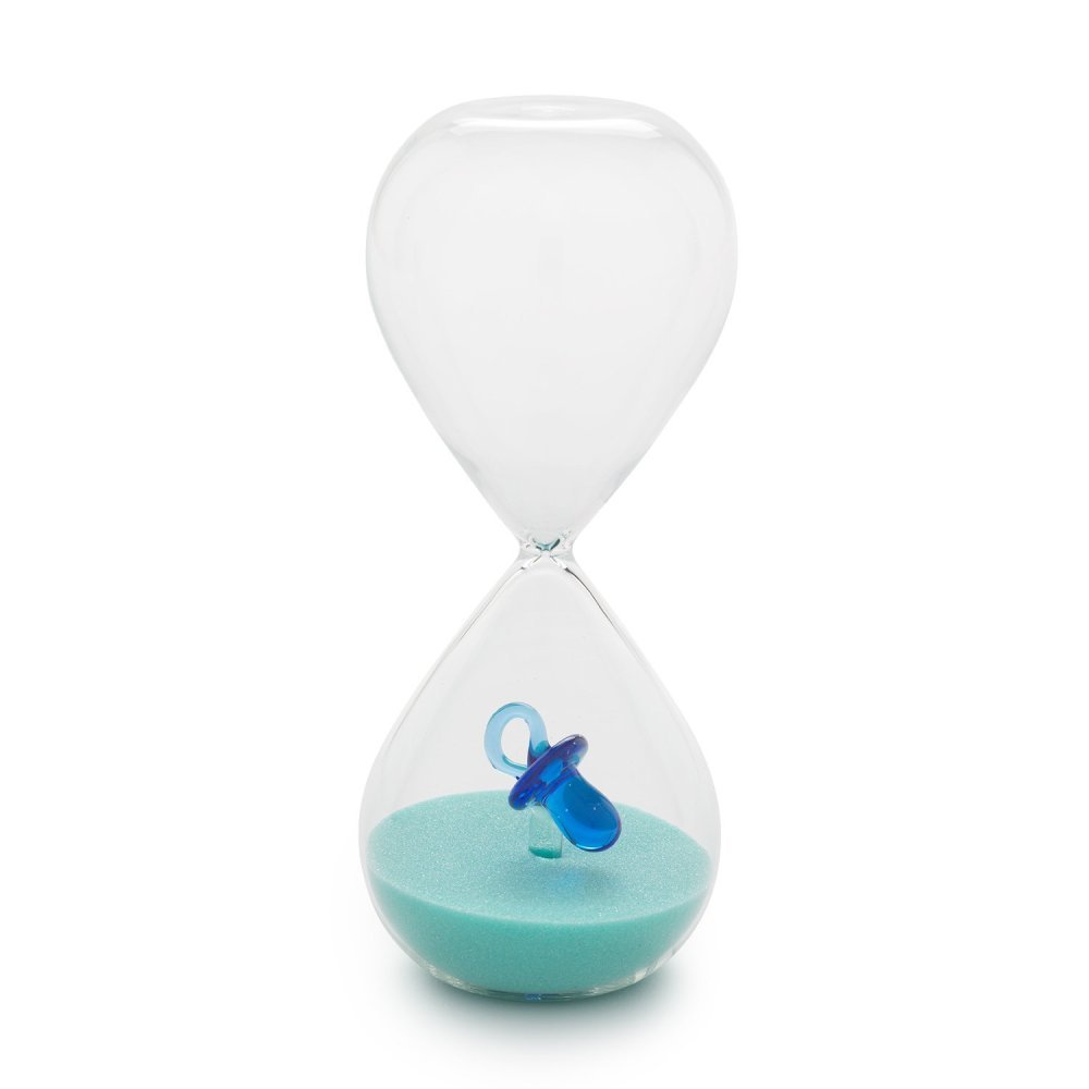 Henriette - Clessidra Bimbo Sabbia Azzurra - Vetro - Multicolor