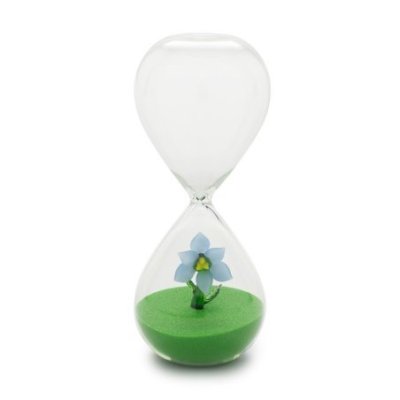 Henriette - Clessidra Fiore Azzurro - Vetro - Multicolor