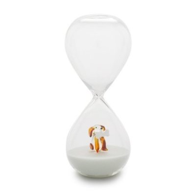 Henriette - Clessidra Cane Ambra - Vetro - Multicolor