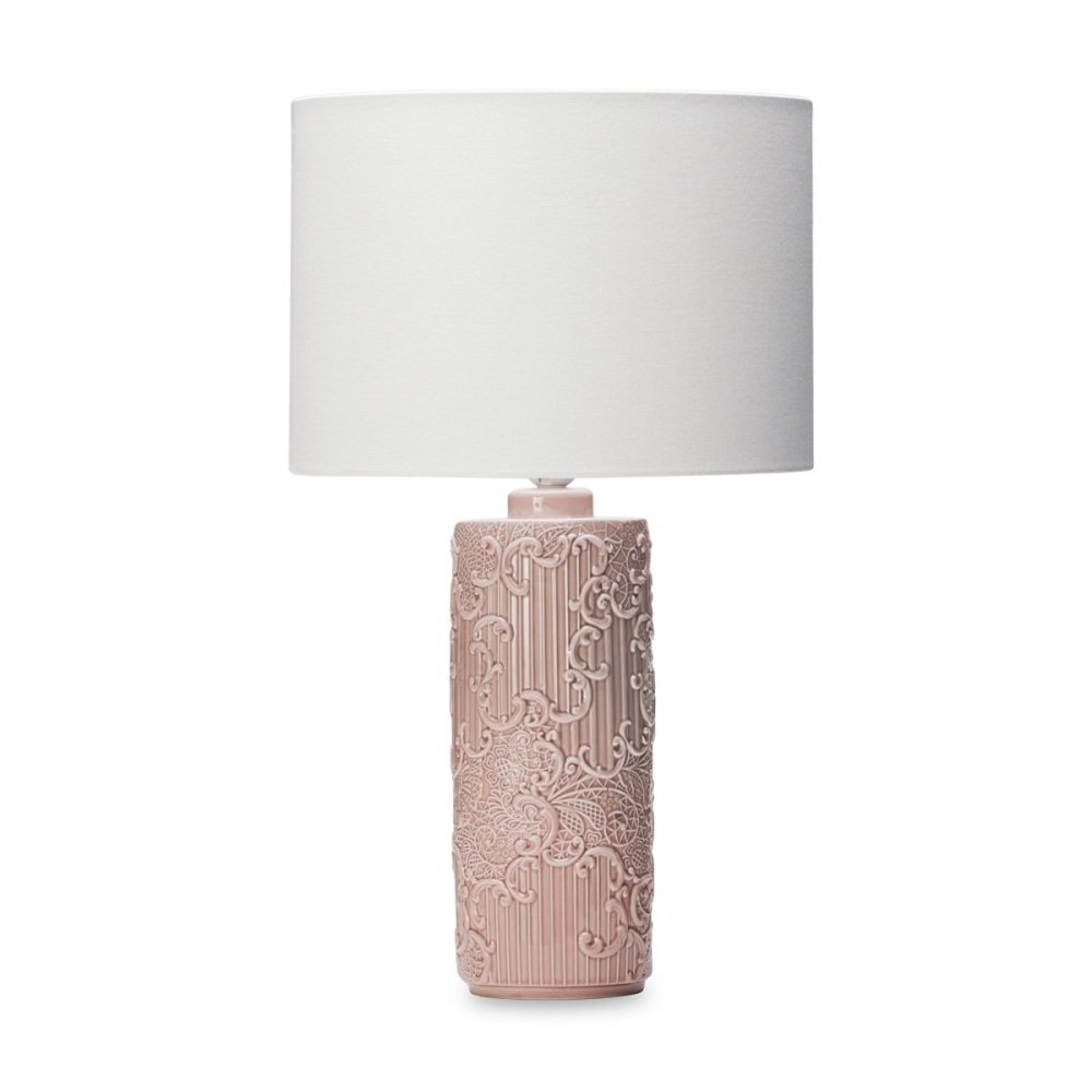 Henriette - Lampada Dentelle - Ceramica - Rosè